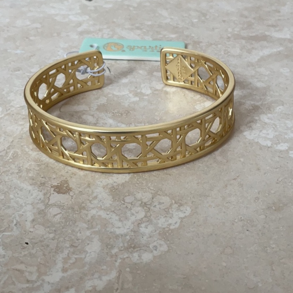 Spartina 449 Gold Filigree Cuff Bracelet